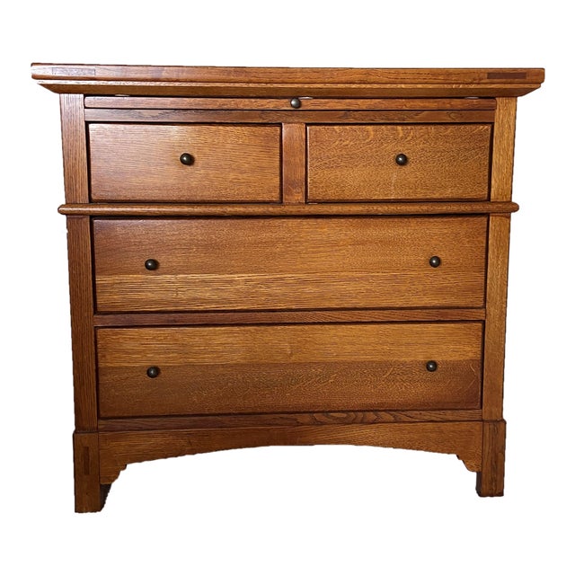 Lexington Furniture Oak Arts & Craft Nightstand Chairish