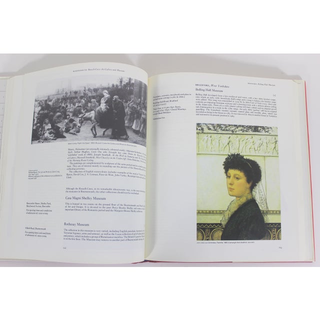 Red 1980s the Art Collections of Great Britain and Ireland Hard Cover Book For Sale - Image 8 of 11
