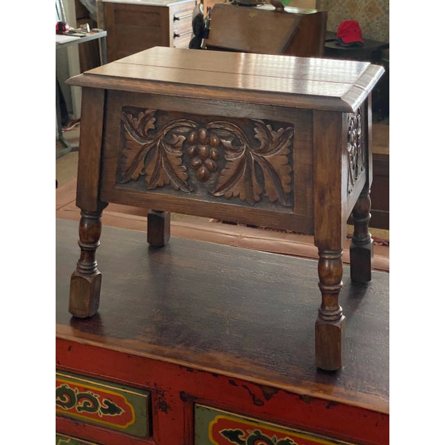English Antique English Work Box For Sale - Image 3 of 12