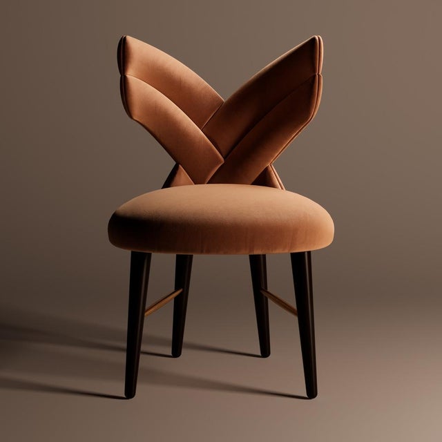 Brown Luna Dining Chair by Ottiu For Sale - Image 8 of 11