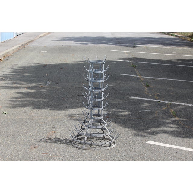 Metal Rack with Hooks, 1970s For Sale - Image 10 of 18