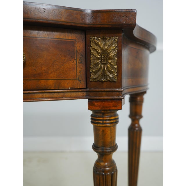 Maitland Smith French Louis XVI Mahogany Console For Sale In Philadelphia - Image 6 of 18