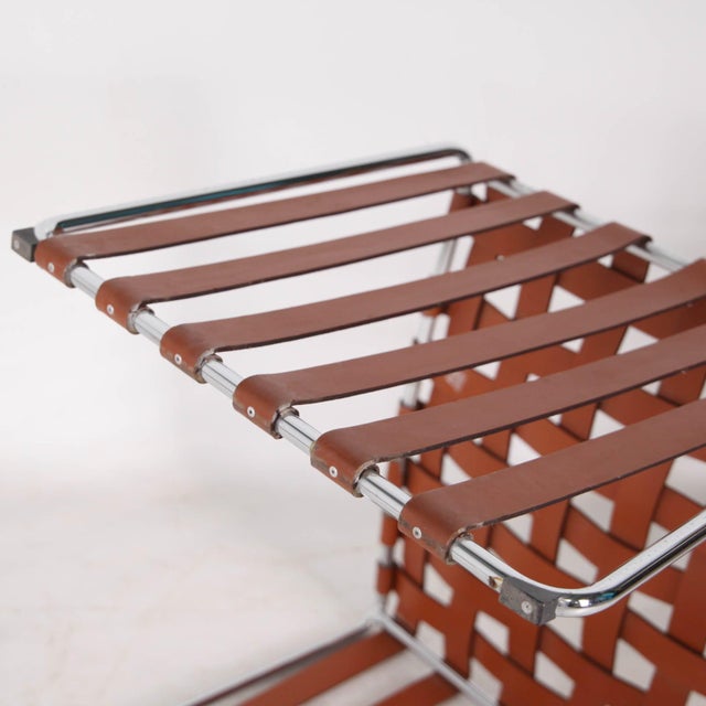 Leather and Chrome Chairs, Set of 6 For Sale - Image 9 of 18