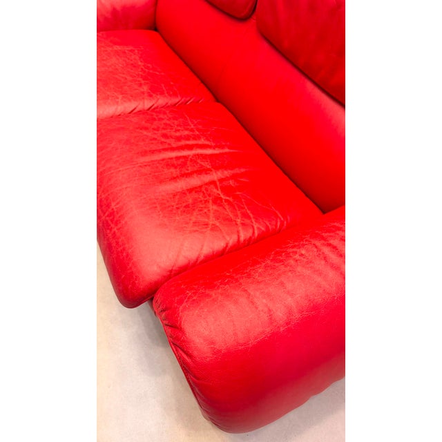 Vintage DS-2011 Leather Sofa from de Sede, 1980s For Sale - Image 11 of 14