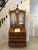 Antique Queen Anne fantastic quality burr walnut and featherbanded bureau bookcase having a shaped moulded top with three...