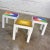 Plastic MCM Trio of Mod Pop Art Side Tables Plastic Square Parsons Style After Kartell or Syroco For Sale - Image 7 of 13