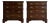 Pair of Pennsylvania House Georgian Cherry Bachelor Chests, C. Late 20th Century For Sale