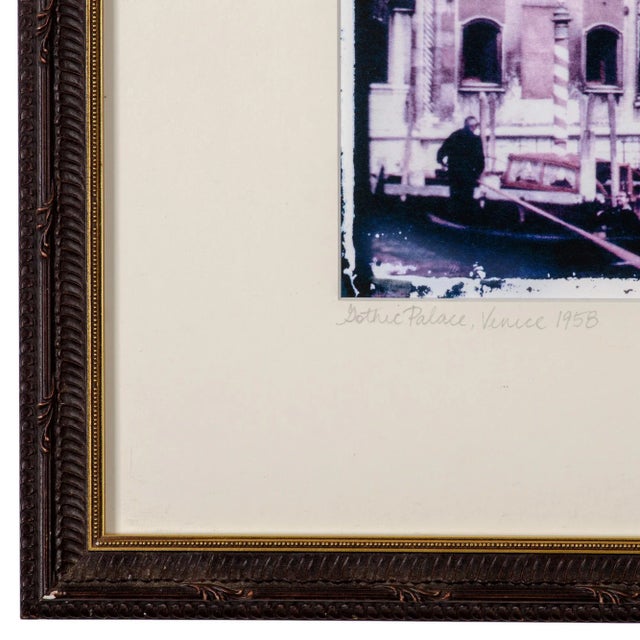 Gothic Palace, Venice Polaroid Transfer Print For Sale - Image 4 of 4