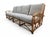 Mid 20th Century MCM 4 Piece Modular Adjustable Sectional Sofa by Heywood Wakefield Newly Reupholstered For Sale - Image 5 of 8