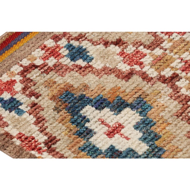 Rug & Kilim Rug & Kilim’s Moroccan Style Rug With Diamond Geometric Patterns For Sale - Image 4 of 7