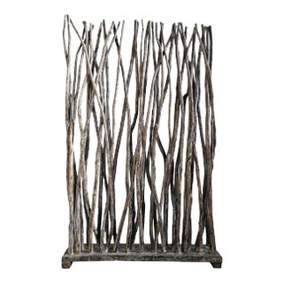 Teak Stick Screen & Room Divider For Sale
