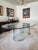 1970s Statement Vintage 1978 Sculptural Glass Dining Table For Sale - Image 5 of 5