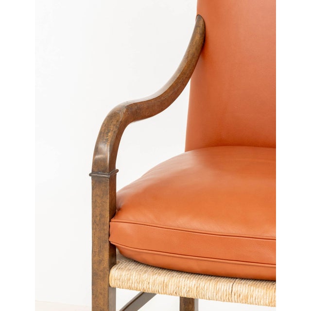 Mid-Century Modern Fritz Hansen Style Walnut Armchair For Sale - Image 3 of 10