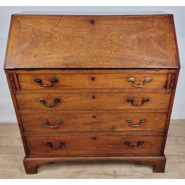 Georgian Secretaire in Oak, 1800 For Sale - Image 11 of 18