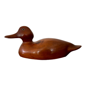 Vintage Hand Carved Duck Decoy