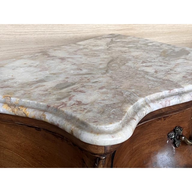 Large French Nightstands with Drawers and Cabriole Legs, 1900s, Set of 2 For Sale - Image 10 of 15