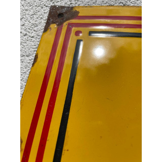 Mid-Century English Kodak Advertising Enamel Sign, 1950s For Sale - Image 11 of 13