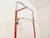 Bauhaus-Style Modular Bookcase in Red Metal, Chrome and Glass, 1970s For Sale - Image 16 of 18