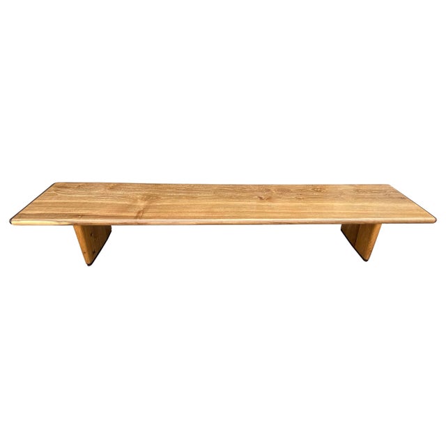 Brown Andrianna Shamaris Midcentury Style Couture Teak Wood Coffee Table For Sale - Image 8 of 18