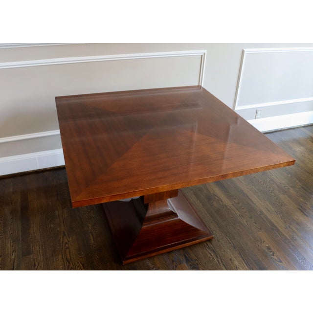 Traditional Thomas Pheasant for Baker Square Dining Table For Sale - Image 3 of 4