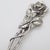 Silver Vintage Italian Silver Mini Ladle, Rose Handle, Cocktail Garnish Serving (800 Silver) For Sale - Image 8 of 13