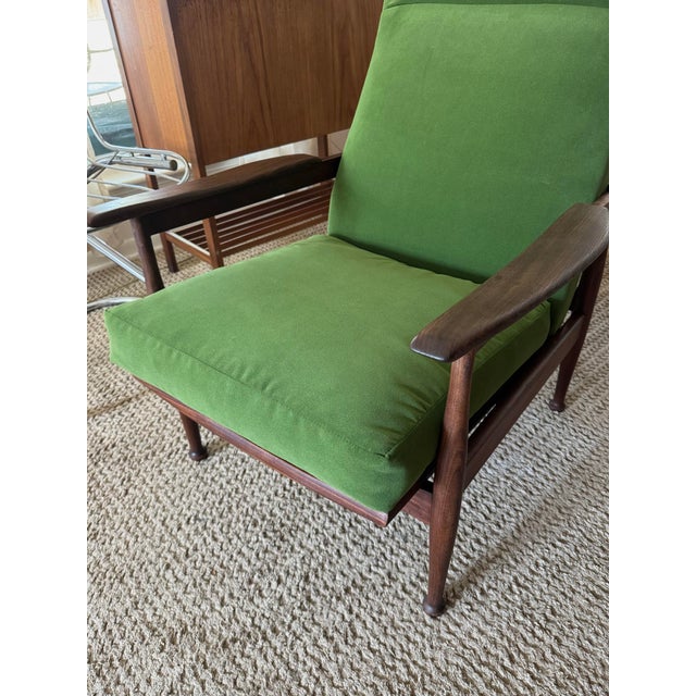 Green A Mid Century Modern Lounge Chair From Guy Rogers’ Iconic “Manhattan” Line, Made in the Uk, Circa 1960s For Sale - Image 8 of 12