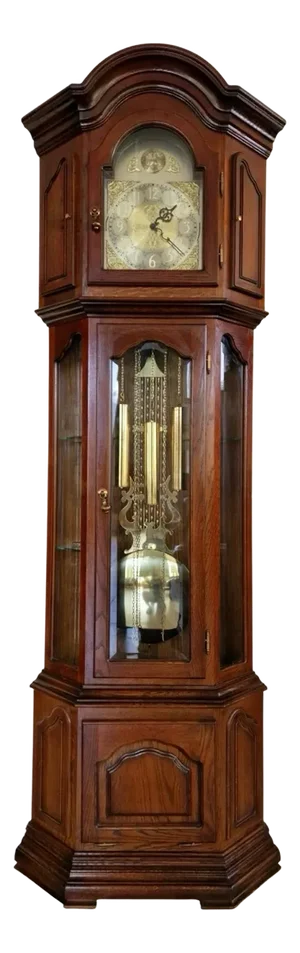 Antique Germa Table Clock withn Tempus Nascendi Tempus Moriendi Engraving