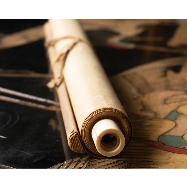 C. 1900-1920s Imai Kōshi "Magpies on a Pine Tree", Japanese Silk Scroll Painting For Sale - Image 15 of 18