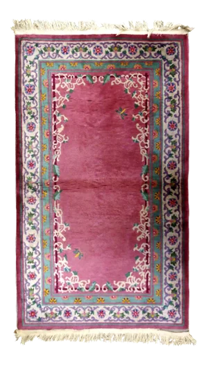 1930s Handmade Art Deco Chinese Rug