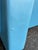 Blue Vintage Postmodern Italian Nicoletti Attrb Blue Leather Loveseat For Sale - Image 8 of 12