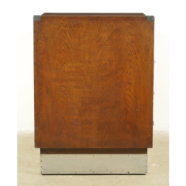 Vintage European Glass Front Store Display Storage Case Counter For Sale - Image 12 of 12