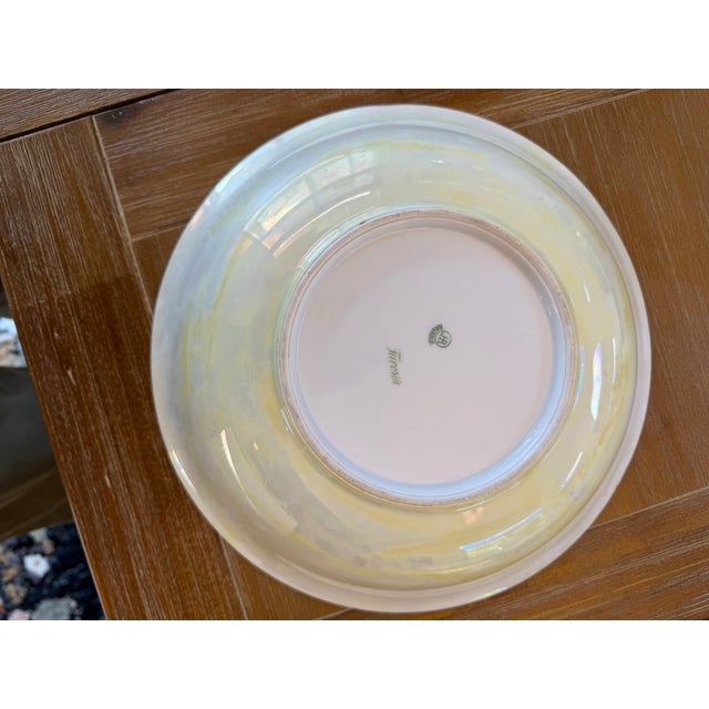 Antique Hand-Painted Bavarian Porcelain Rose Bowl - LHR Favorite Bavaria Signed For Sale In Chicago - Image 6 of 6