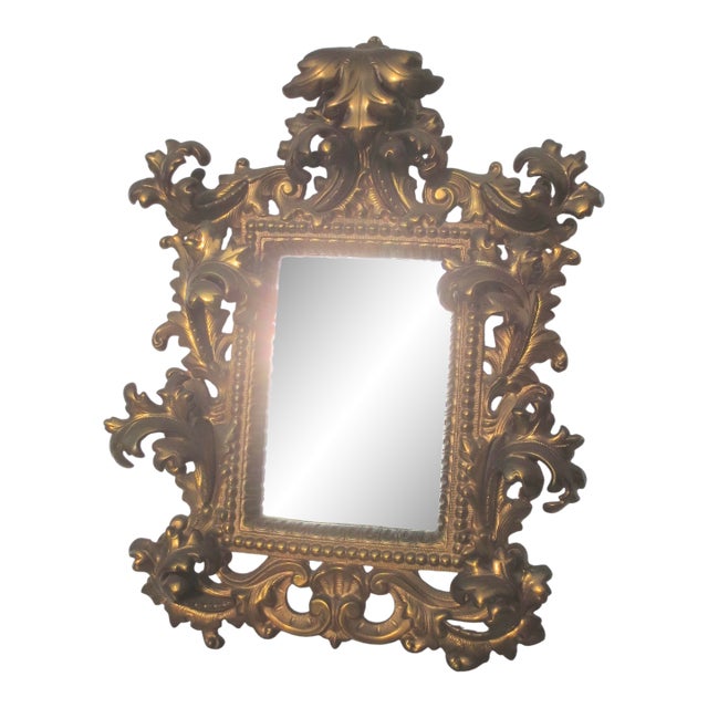 Cast Bronze Rocco Wall Photo or Mirror Frame For Sale