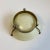 1950s Mid Century Modern 1950s Atomic Fiberglass Bowl With Stand Starburst Brass Tone For Sale - Image 5 of 8