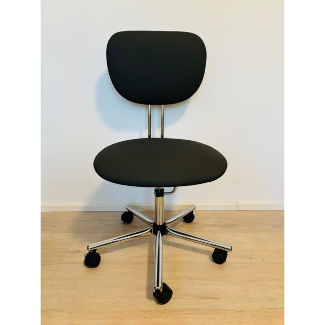 Fully Dark Truffle Kovona Office Chair by Kovona, Czechoslovakia, 1970s For Sale - Image 10 of 13