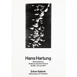 Hans Hartung, The Flight, Original Lithograph For Sale