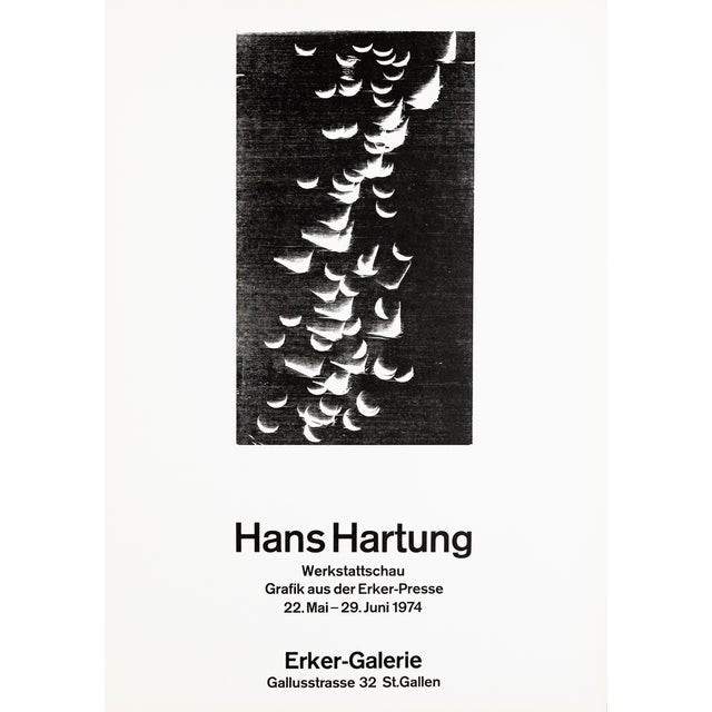 Hans Hartung, The Flight, Original Lithograph For Sale