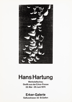 Hans Hartung, The Flight, Original Lithograph