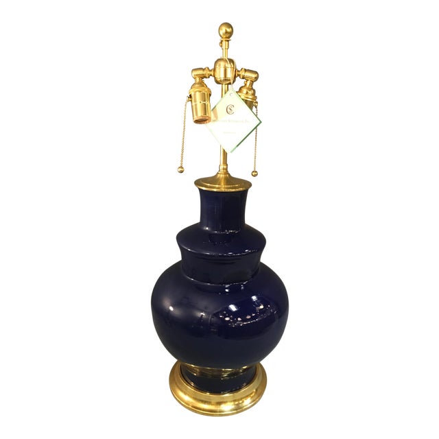 christopher-spitzmiller-hb-kim-indigo-lamp-chairish