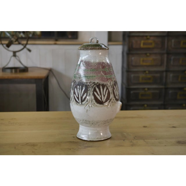 Large Brutalist Ceramic Vase by Albert Thiry, 1950s For Sale - Image 9 of 9