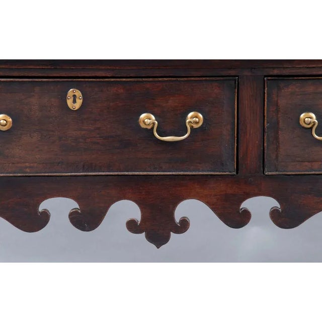 Early 18th Century English George II Oak Dresser Base For Sale - Image 5 of 10