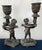 1970s Pair Vintage Maitland-Smith Cast Bronze Cherub Candlestick Holders For Sale - Image 5 of 8