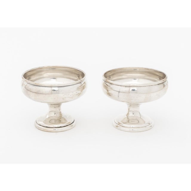 Modern Modern Crystal and Silverplate Bowl and Dishes, 6 For Sale - Image 3 of 7