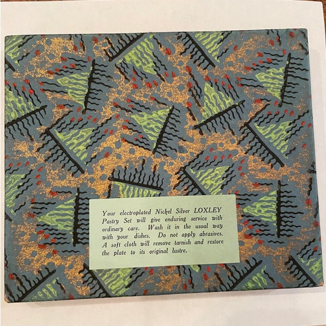 Vintage Loxley Silver Plate Pastry Set- 7 Pieces For Sale In Tampa - Image 6 of 9