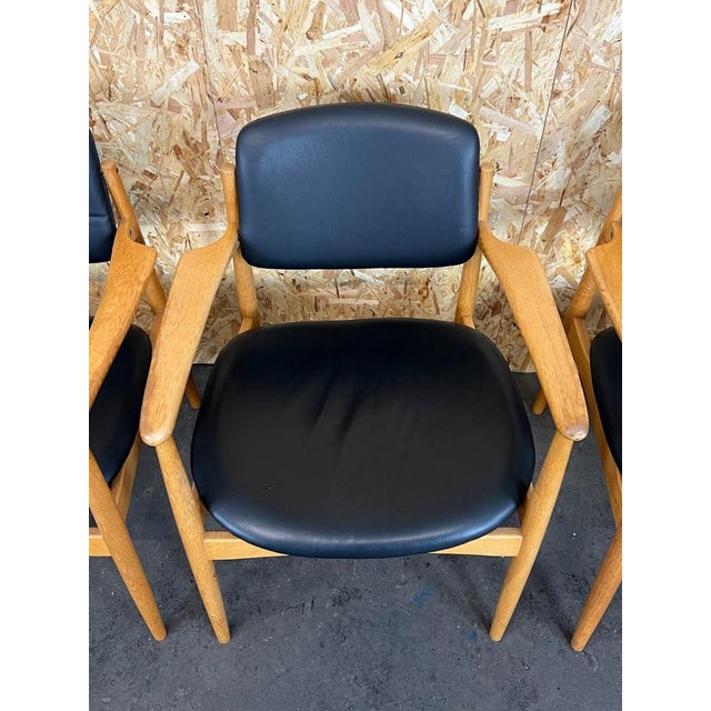 Danish Oak Dining Chairs, 1970s, Set of 4 For Sale - Image 14 of 18