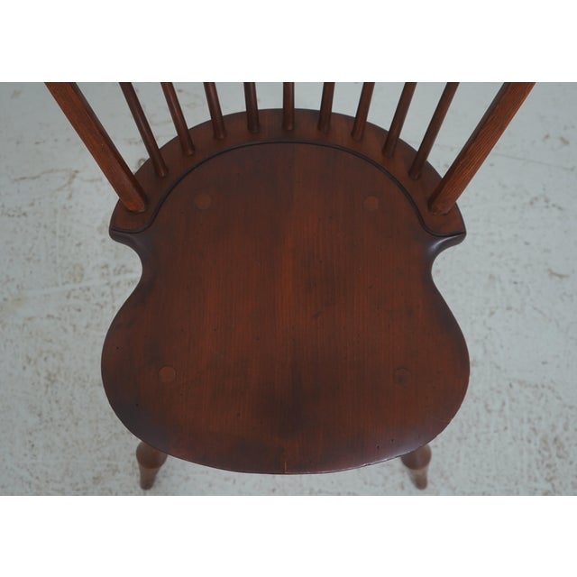 Set of 6 Dr Dimes Mixed Wood Bow Back Windsor Chairs For Sale - Image 10 of 18