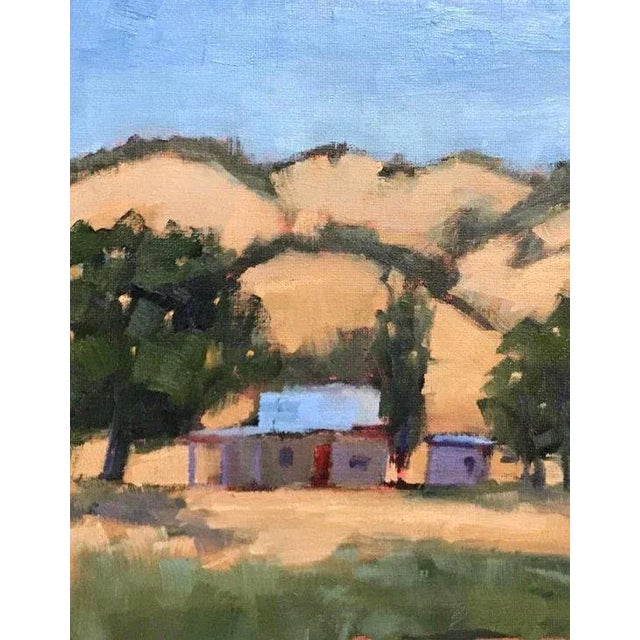 Quiet Places Collection — Pierce Road Cottage, Benicia Plein‑Air Landscape (Original Oil on Canvas) For Sale - Image 11 of 13
