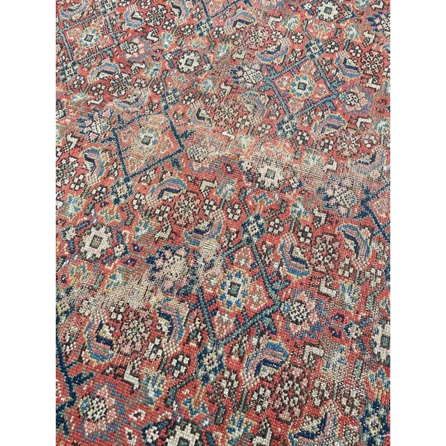 Beige Antique Long Kurdish Malayer Rug, 1890s For Sale - Image 8 of 18