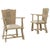1970s French Carved Oak Armchairs With Upholstered Seats - A Pair For Sale - Image 15 of 18