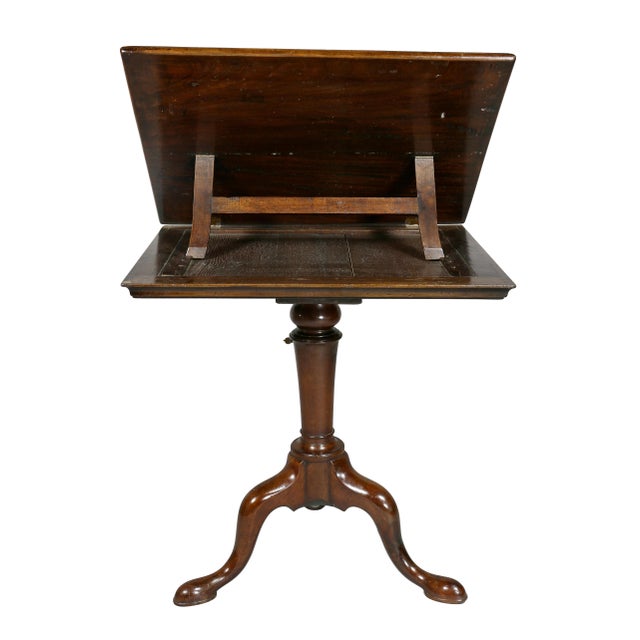 Wood George III Mahogany Reading Stand For Sale - Image 7 of 9
